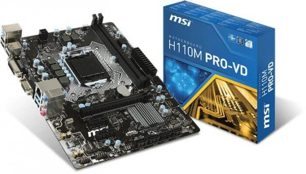    Intel: MSI H110M PRO-VD,  1484 