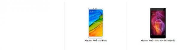   Xiaomi Redmi 5 Plus  Redmi Note 4