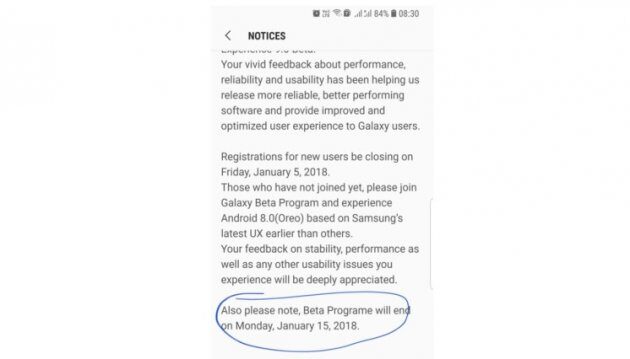 - Android 8.0 Oreo  Galaxy S8  S8 Plus   