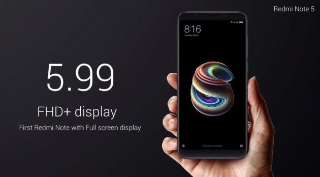 Xiaomi Redmi Note 5  :   