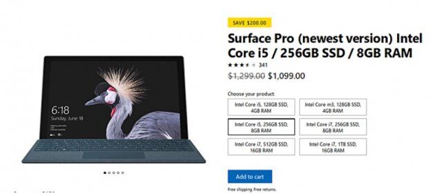 Microsoft     200      Surface Pro
