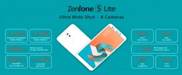 ASUS Zenfone 5 Lite    MWC 2018