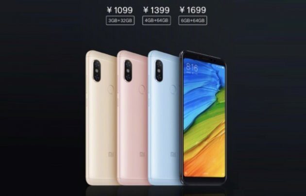 Xiaomi  Redmi Note 5:     