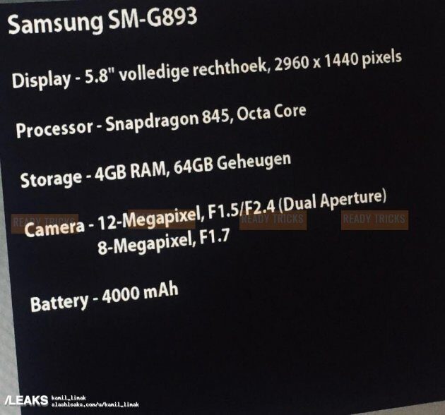  Samsung Galaxy S9 Active    