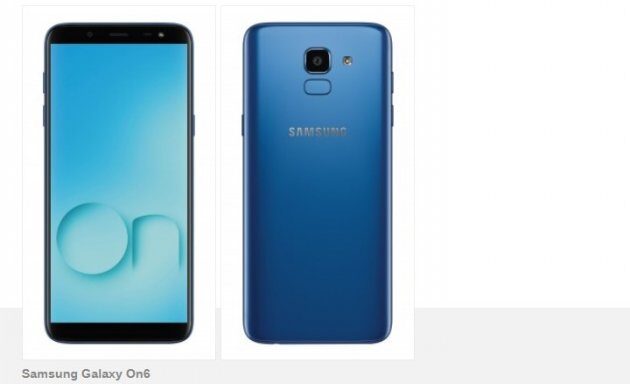  Samsung Galaxy On6  :   